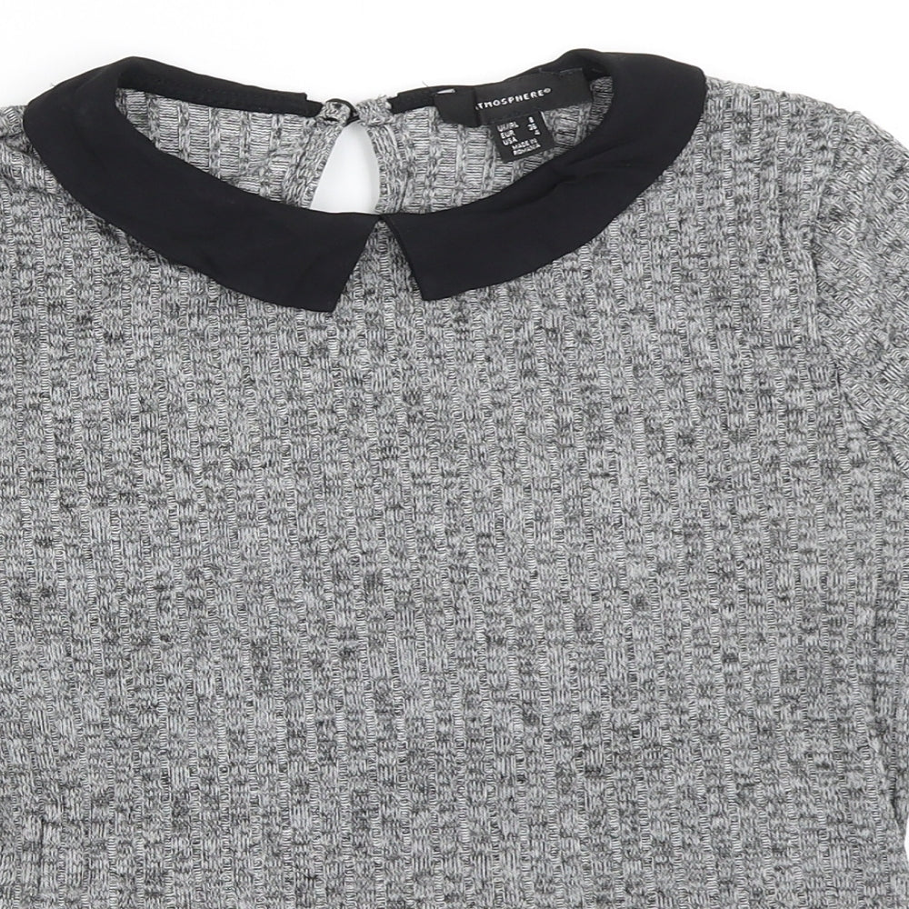 Primark Womens Grey   Basic T-Shirt Size 8