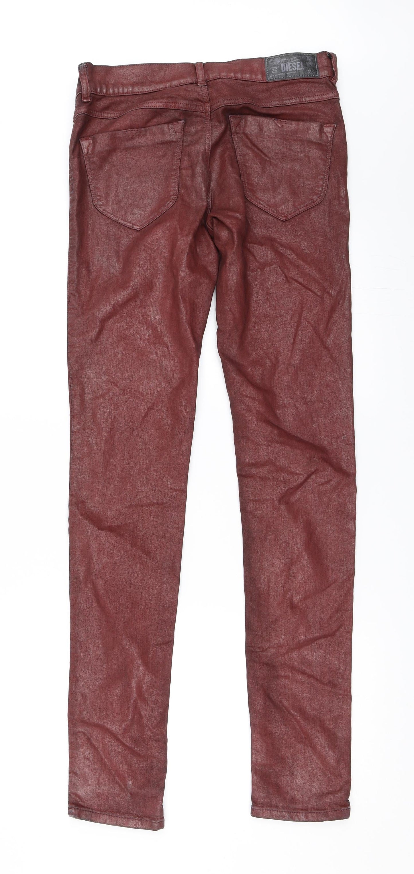 Zara Womens Red   Skinny Jeans Size 27 in L33 in