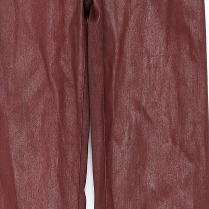 Zara Womens Red   Skinny Jeans Size 27 in L33 in