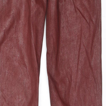 Zara Womens Red   Skinny Jeans Size 27 in L33 in