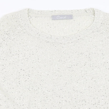 CMD Womens Ivory   Pullover Jumper Size 18