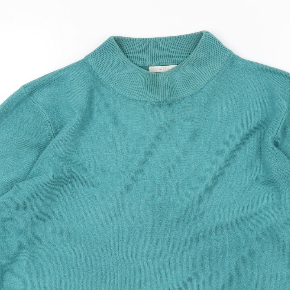Matalan Womens Blue  Knit Pullover Jumper Size 14