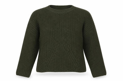 Only Womens Green  Knit Pullover Jumper Size M