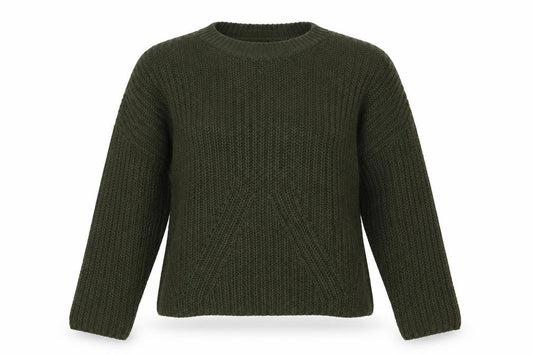 Only Womens Green  Knit Pullover Jumper Size M