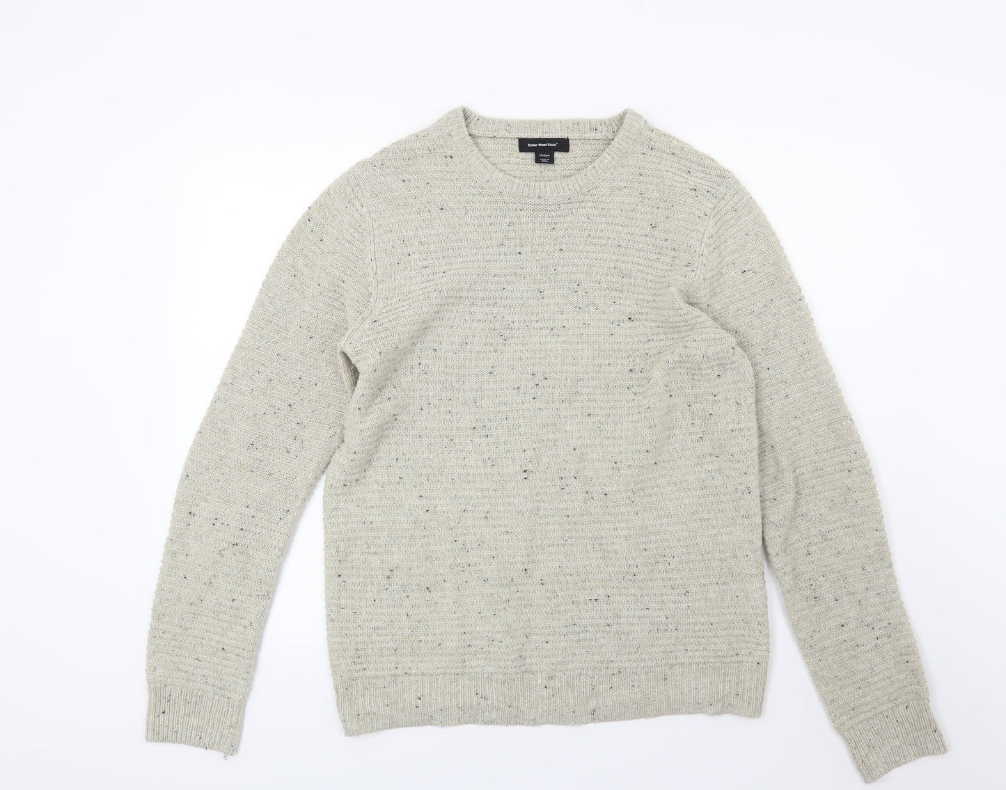 Cedar Wood State Mens Beige  Knit Pullover Jumper Size M