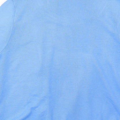 Pure & Natural Womens Blue Striped Knit Pullover Jumper Size M