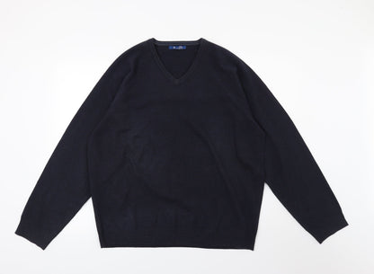 BHS Mens Blue  Knit Pullover Jumper Size L