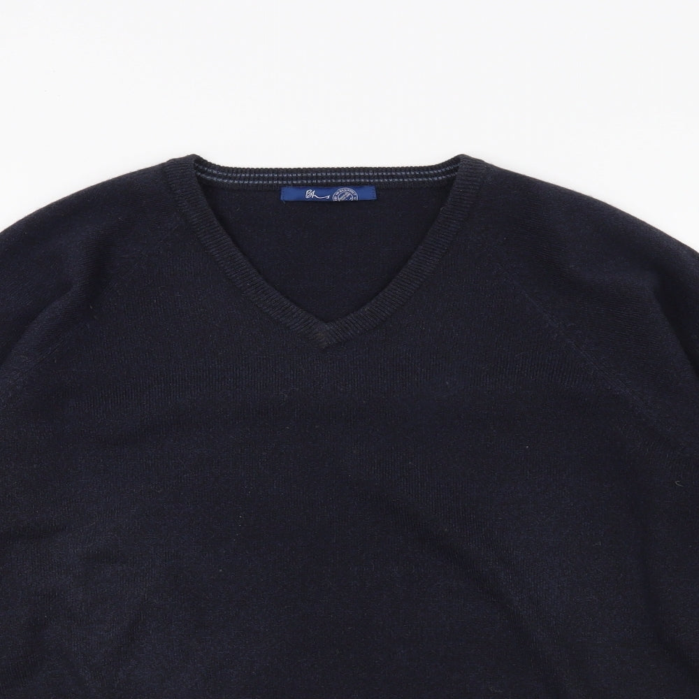 BHS Mens Blue  Knit Pullover Jumper Size L