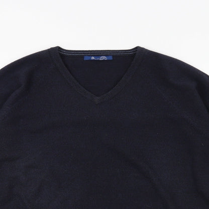 BHS Mens Blue  Knit Pullover Jumper Size L