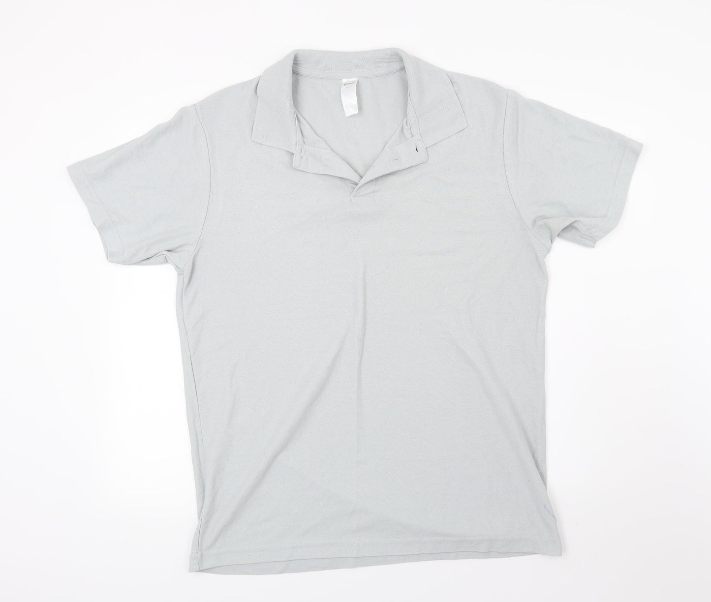 Alexandra Mens Grey  Jersey  Polo Size L