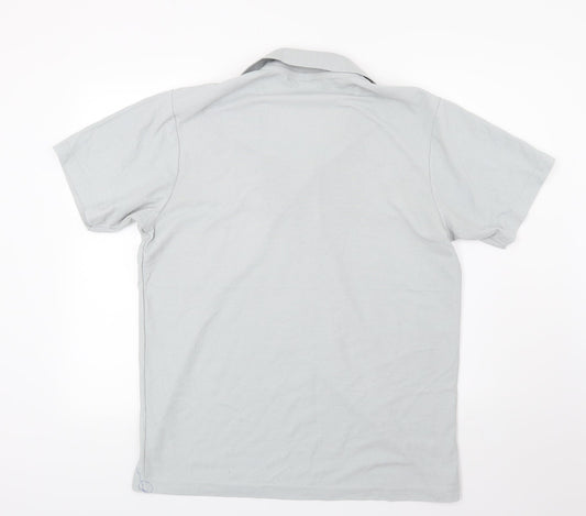 Alexandra Mens Grey  Jersey  Polo Size L