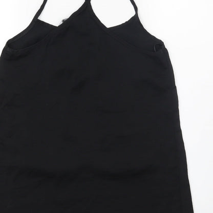 Womens UK Size 8 New Look Black Camisole Blouse