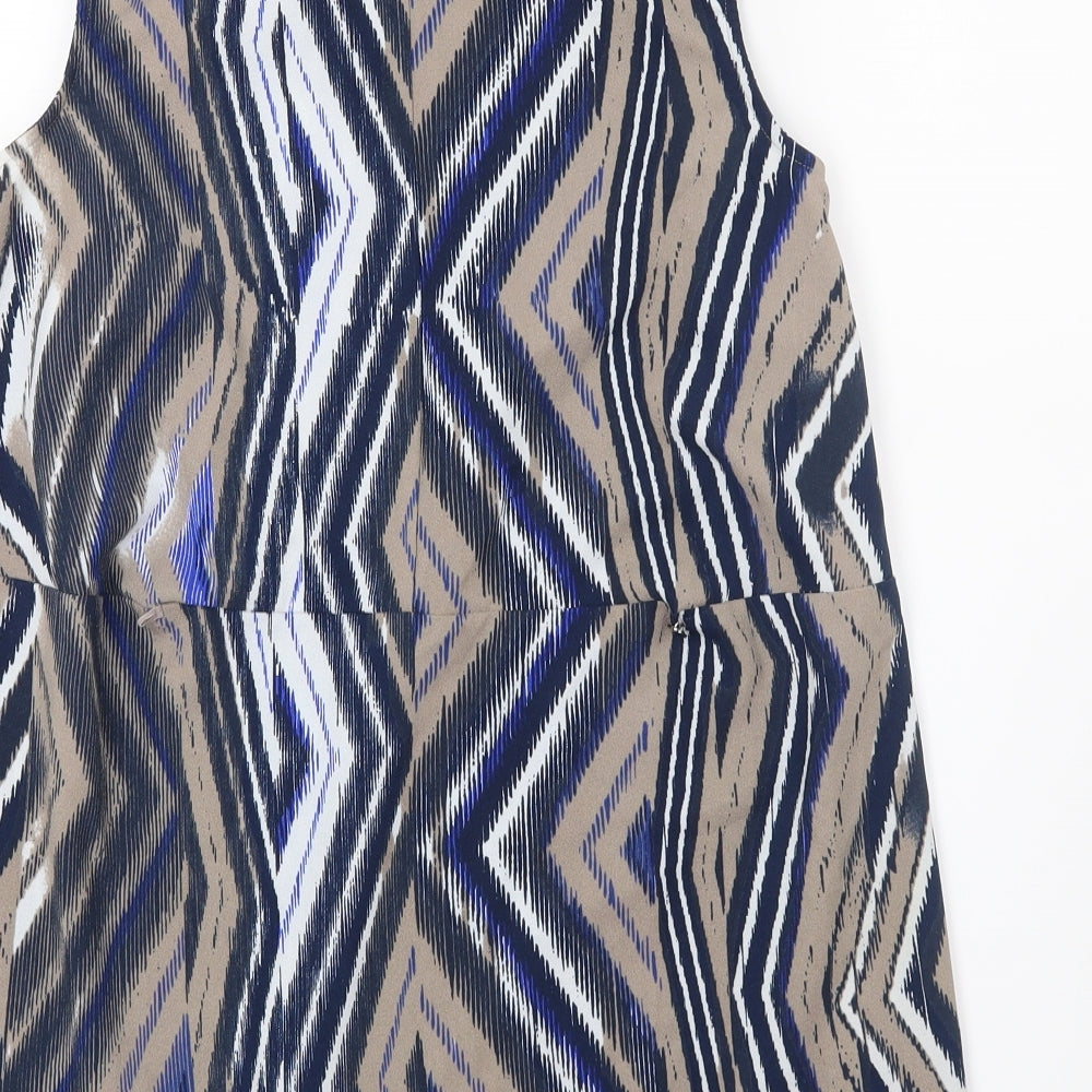 Womens UK Size 8 Warehouse Multicoloured Camisole Blouse