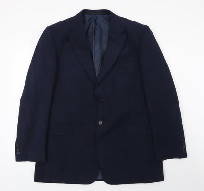 Mens UK Size 42 Marks and Spencer Regular Blue Suit Jacket