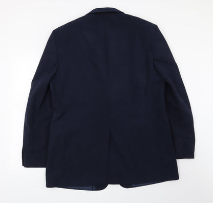 Mens UK Size 42 Marks and Spencer Regular Blue Suit Jacket