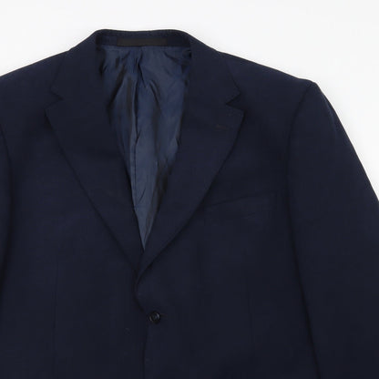 Mens UK Size 42 Marks and Spencer Regular Blue Suit Jacket