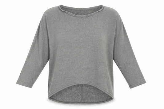 Zanzea Womens Grey  Knit Pullover Jumper Size S