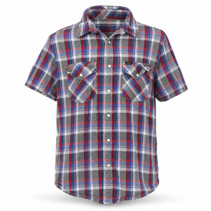 Mens UK Size L Lee Multicoloured  Button-Up Short Sleeve Casual Shirt