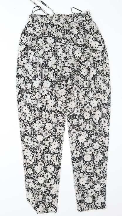 Womens UK Size 8 F&F Regular Fit  Black Trousers
