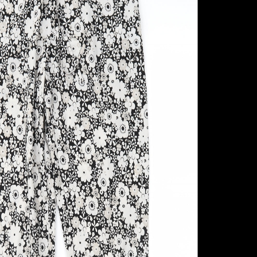 Womens UK Size 8 F&F Regular Fit  Black Trousers