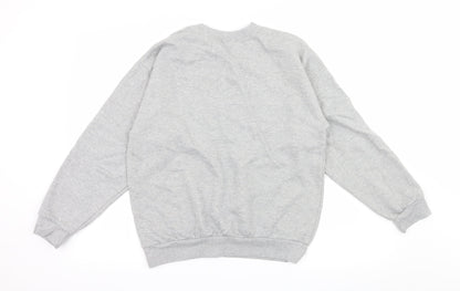Boohoo Womens Grey  Jersey Pullover Sweatshirt Size M  - Montana
