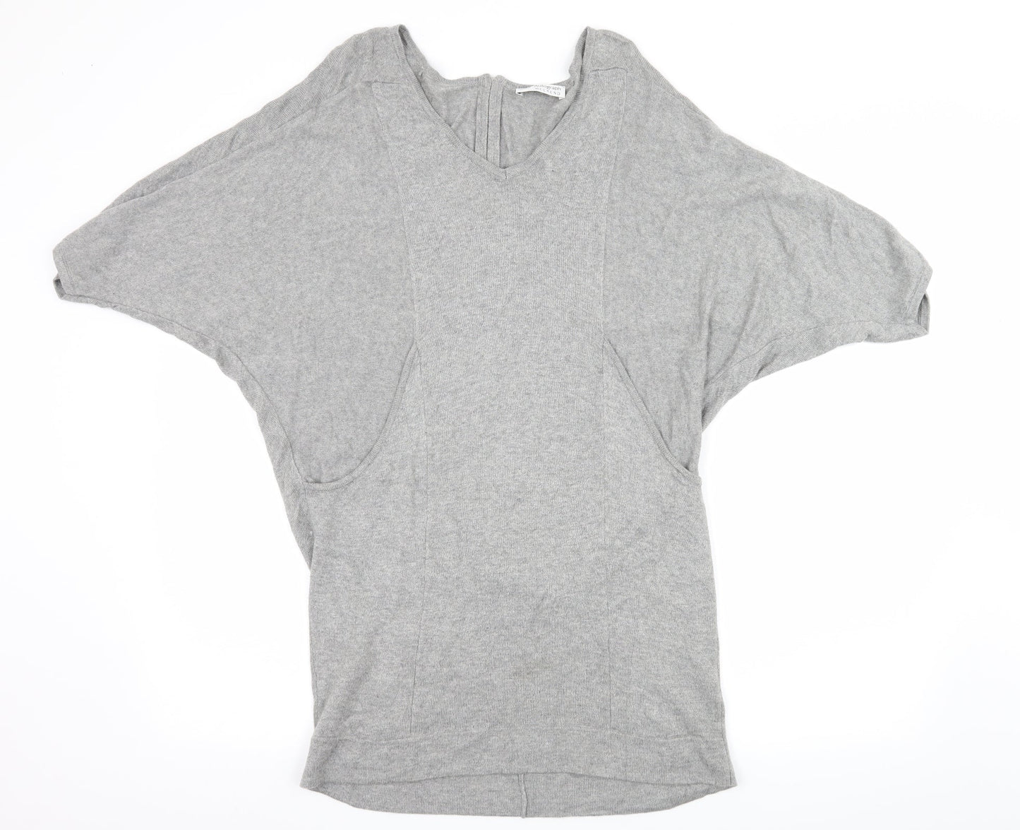 Marks and Spencer Womens Grey  Knit Jumper Dress  Size 8
