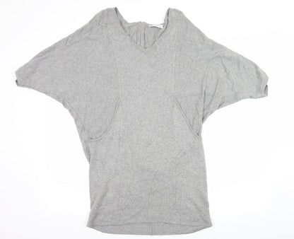 Marks and Spencer Womens Grey  Knit Jumper Dress  Size 8