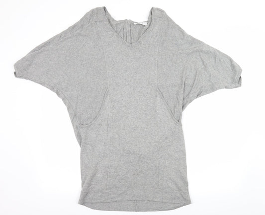 Marks and Spencer Womens Grey  Knit Jumper Dress  Size 8