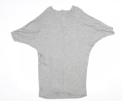 Marks and Spencer Womens Grey  Knit Jumper Dress  Size 8