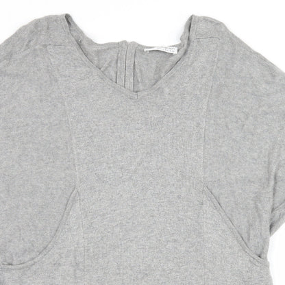 Marks and Spencer Womens Grey  Knit Jumper Dress  Size 8