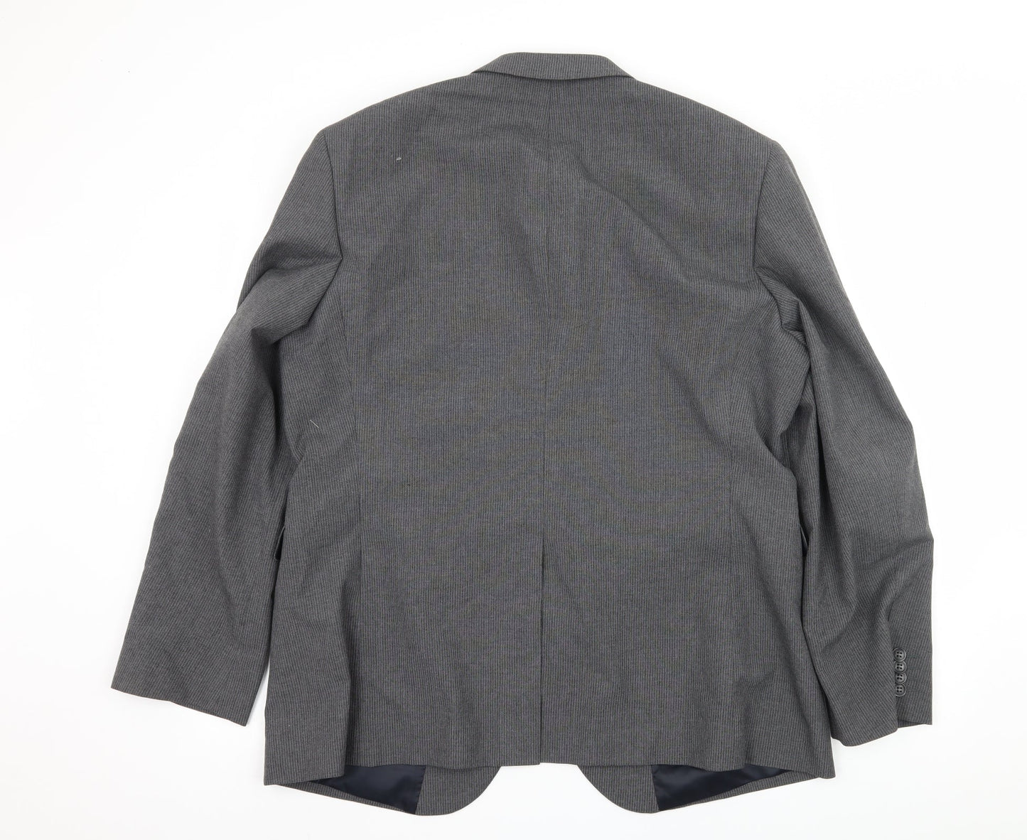 Mens UK Size XL Cedar Wood State Regular Grey Suit Jacket