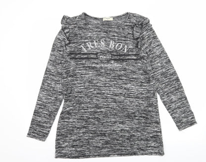 Papaya Womens Grey  Knit Pullover Jumper Size 10  - Tres Bon