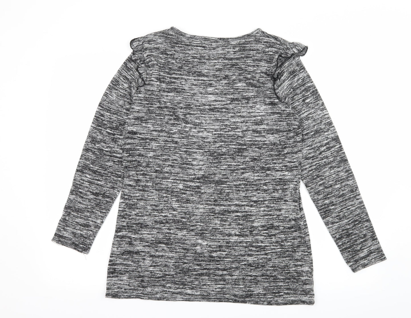 Papaya Womens Grey  Knit Pullover Jumper Size 10  - Tres Bon