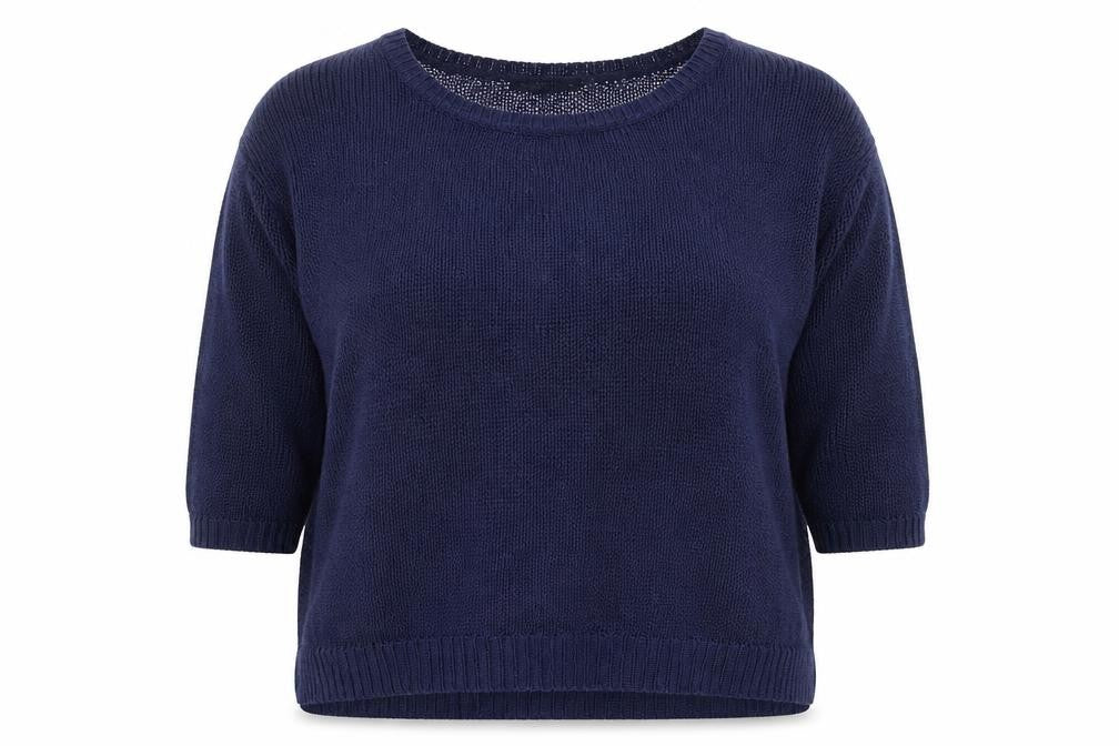 Pep&Co Womens Blue  Knit Pullover Jumper Size 18