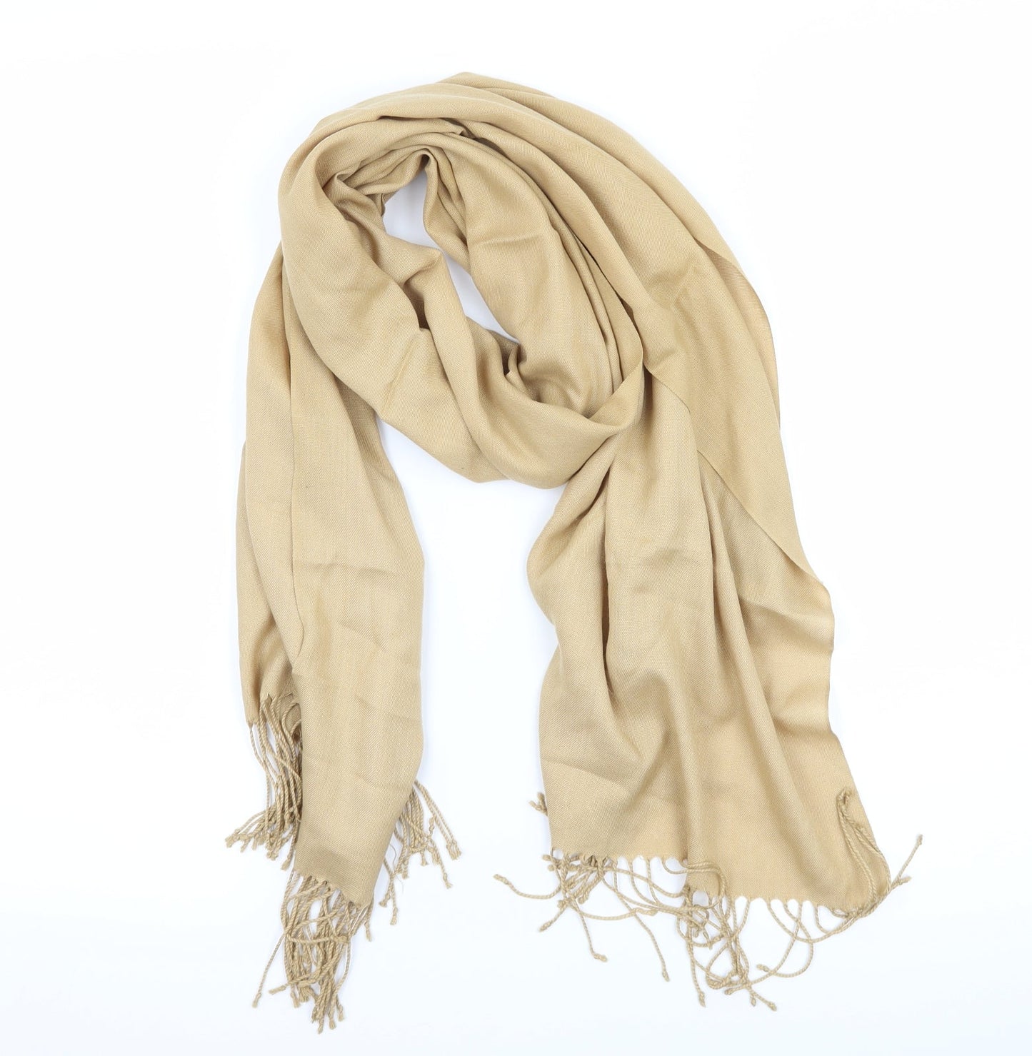Preworn Womens Beige  Knit  Scarf