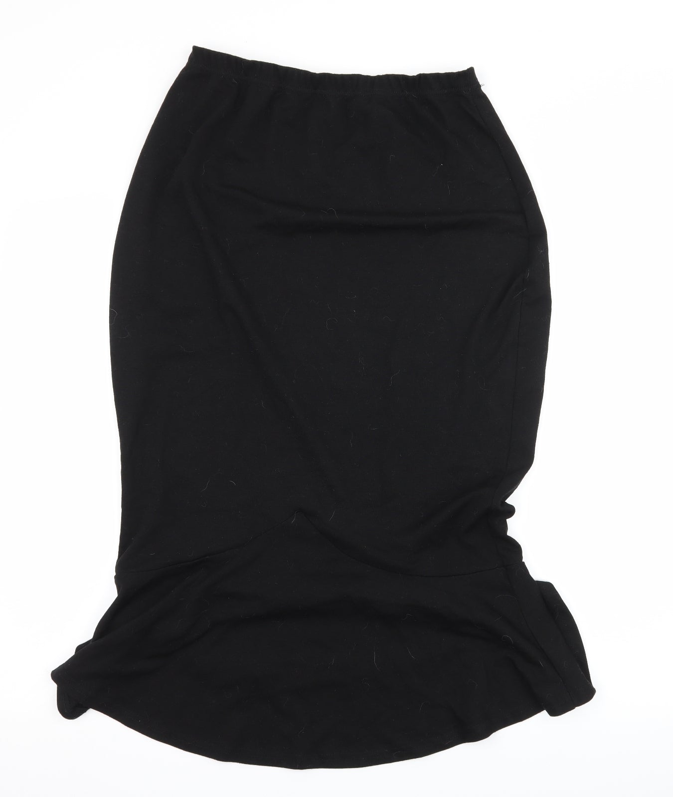 Amika Womens Black  Jersey Straight & Pencil Skirt Size XL