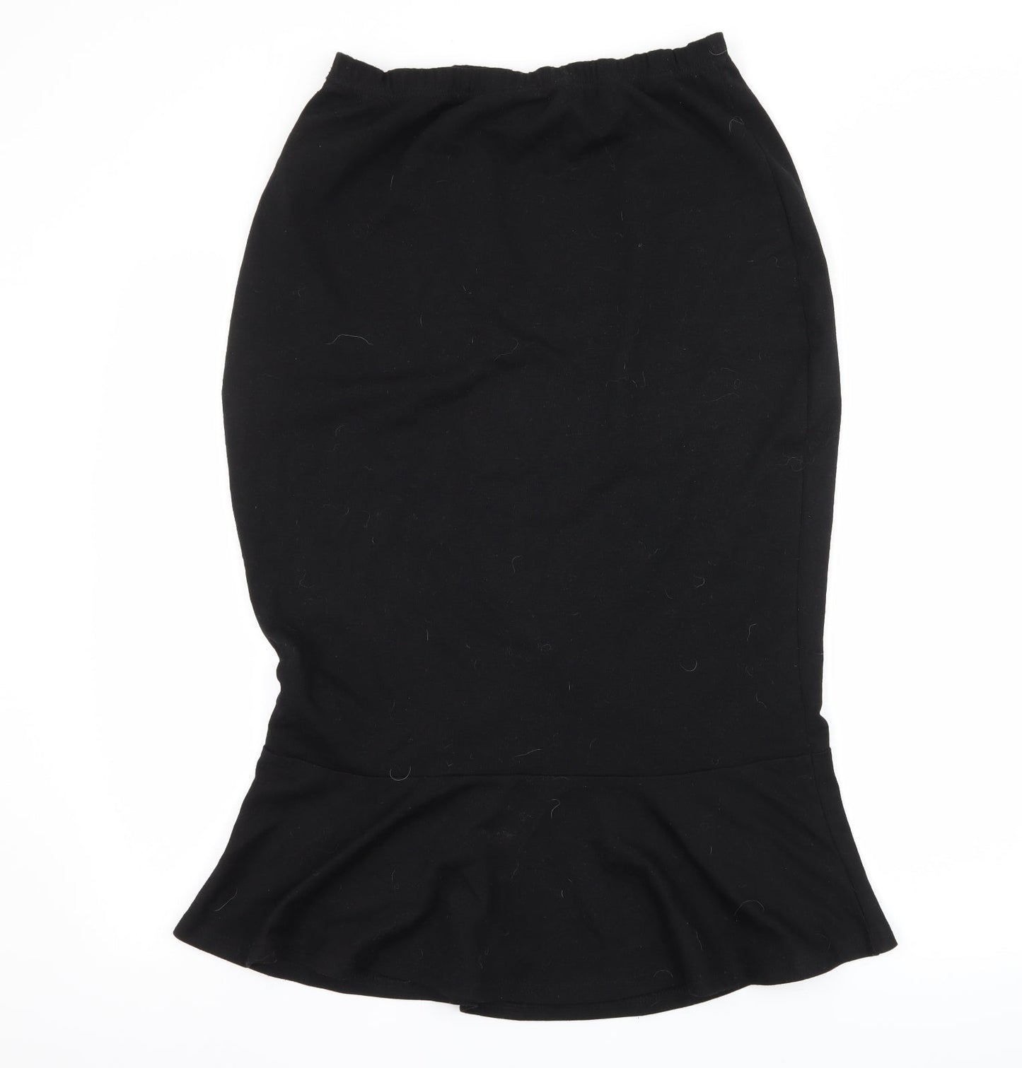 Amika Womens Black  Jersey Straight & Pencil Skirt Size XL