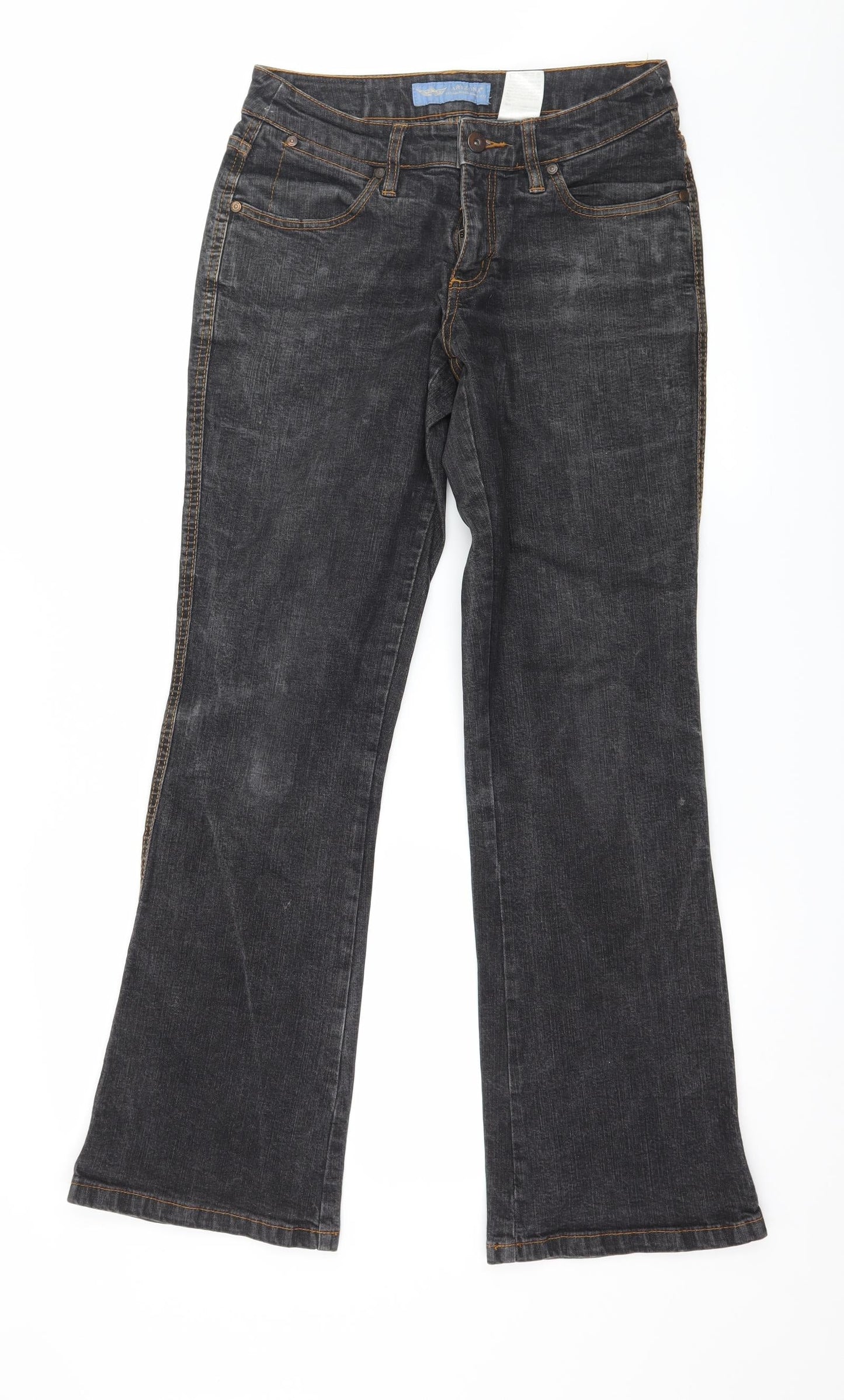 AriZona Womens Grey  Denim Skinny Jeans Size 28 in L30 in