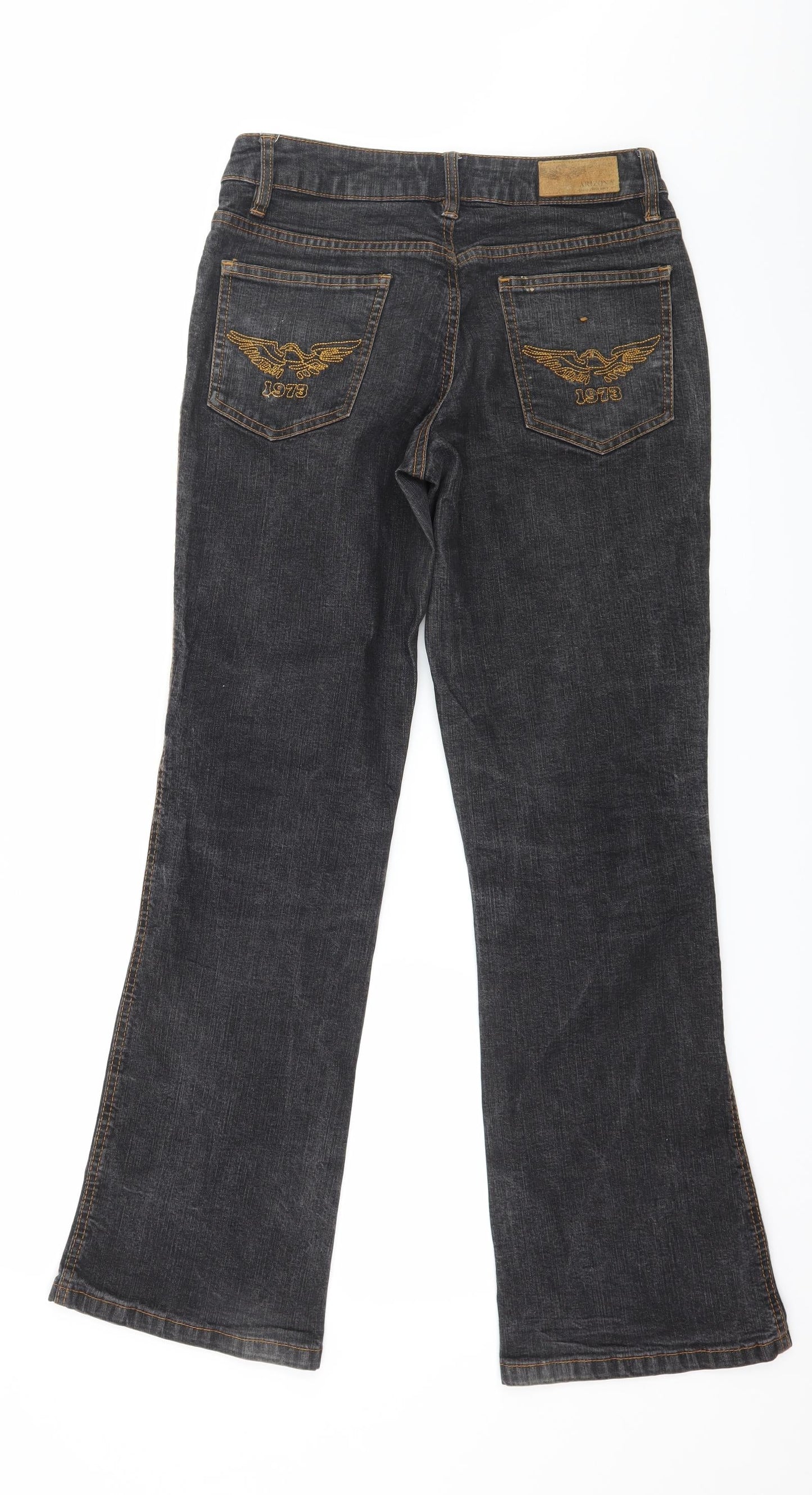 AriZona Womens Grey  Denim Skinny Jeans Size 28 in L30 in