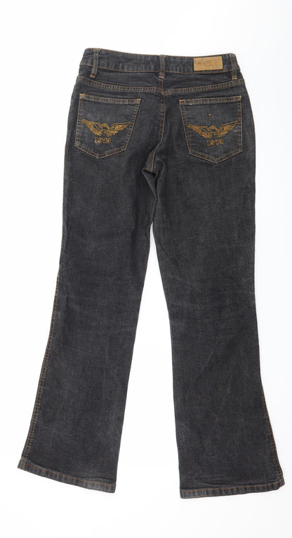 AriZona Womens Grey  Denim Skinny Jeans Size 28 in L30 in