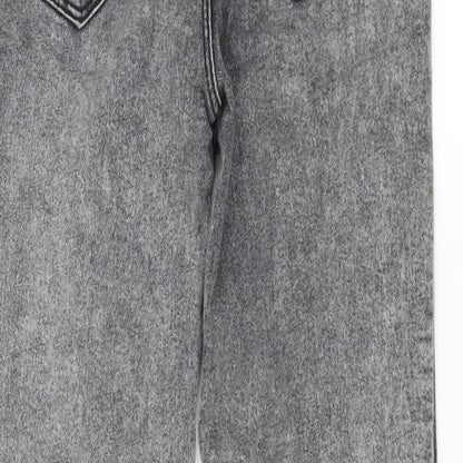 Zara Womens Grey  Denim Skinny Jeans Size 8 L29 in