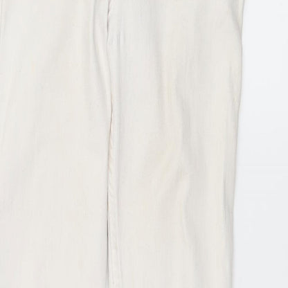 Topshop Womens Ivory  Denim Skinny Jeans Size 26 in L28 in