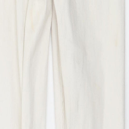 Topshop Womens Ivory  Denim Skinny Jeans Size 26 in L28 in