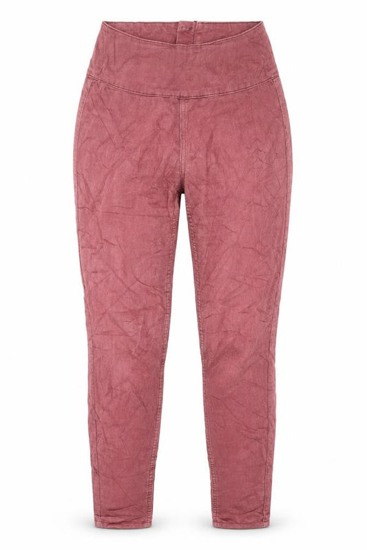 Pieces Womens Pink  Jersey Capri Leggings Size S L29 in