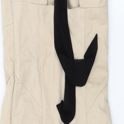 Lipsy Womens Beige   A-Line  Size 6