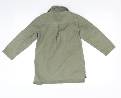 Matalan Girls Green  Denim Jacket Coat Size M