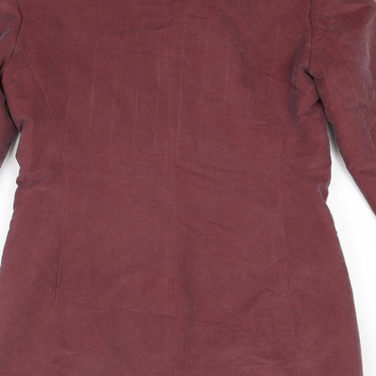 Womens UK Size 12 Etam Red Overcoat