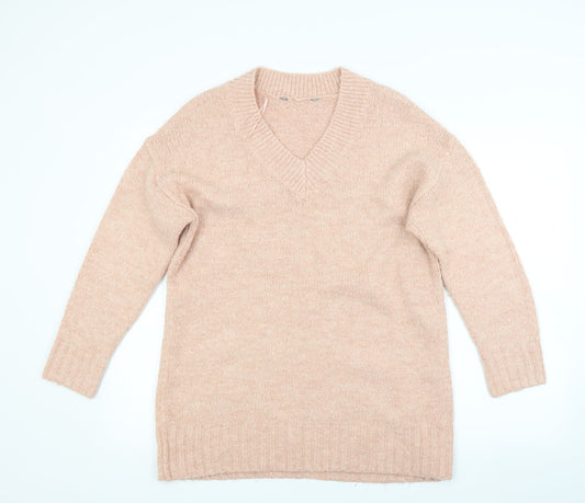 F&F Womens Red  Knit Jumper Dress  Size 10