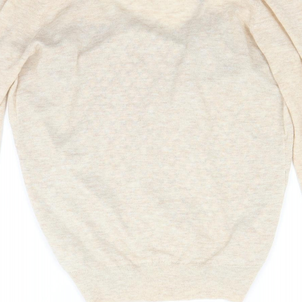 F&F Womens Beige  Knit Pullover Jumper Size 6