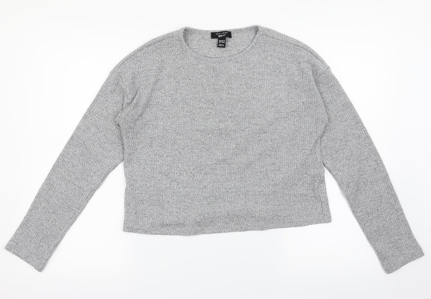 New Look Girls Grey   Pullover Jumper Size 14-15 Years